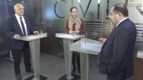 Предвыборные дебаты между Степаном Маргаряном и Агваном Варданяном